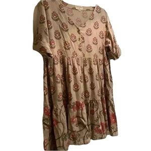 Womens Bombay Paisley Midi Dress L-XL